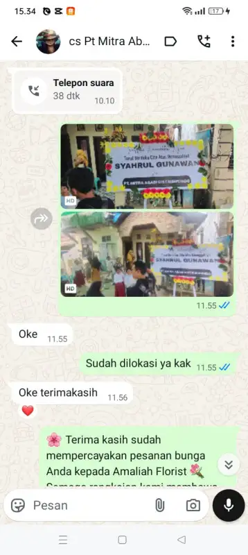 Testimonial Papan ucapan MURUNG RAYA